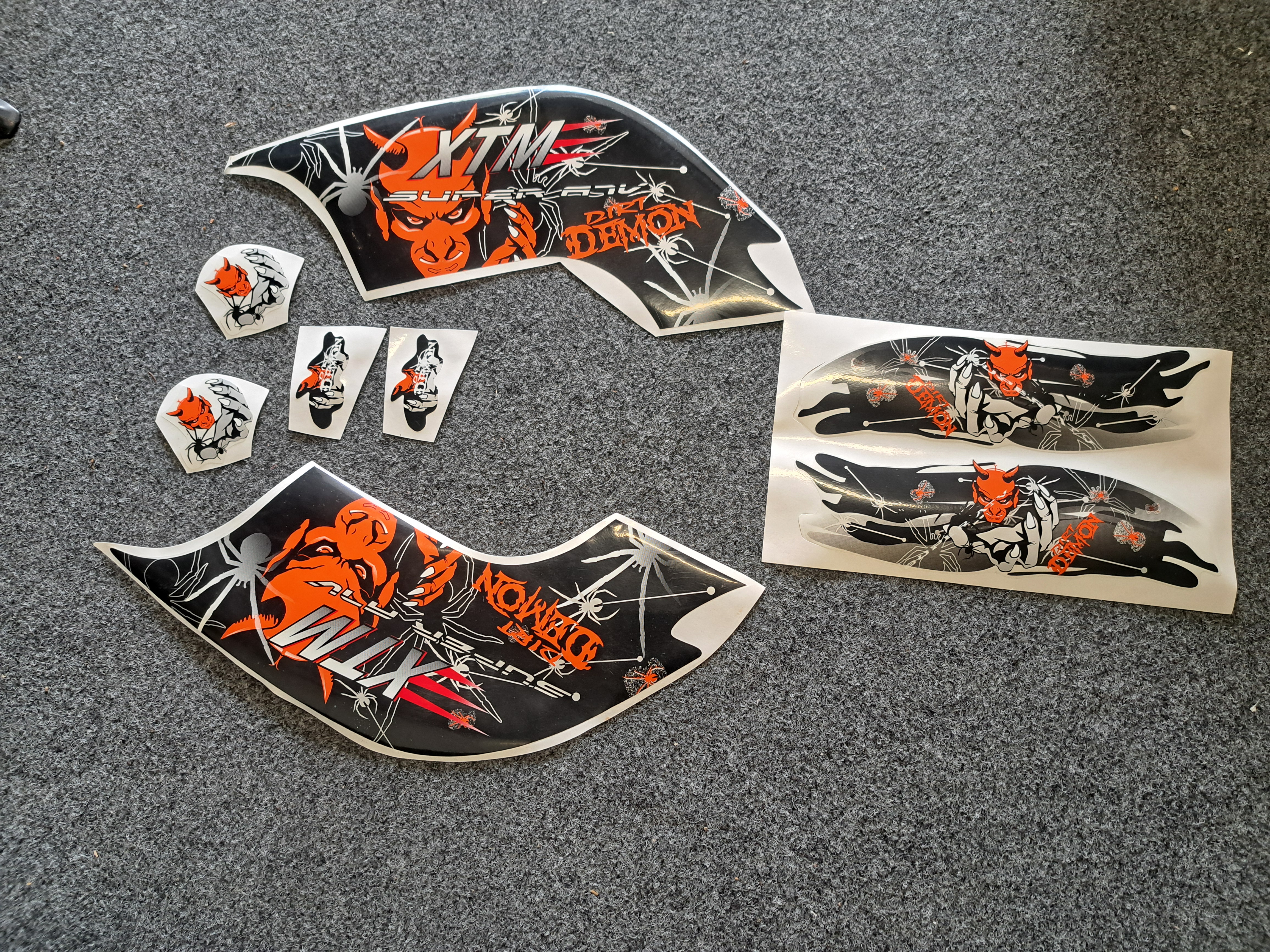 Sticker set Demon Bashan 200s-7/250s-11b
