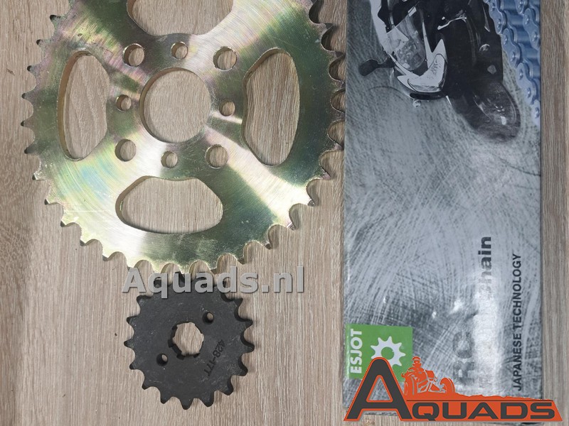 Fietsketting KMC Z1 Wide Bruin 1/2 x 1/8 Rol 50 Meter met 40 Verbin